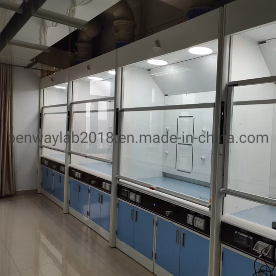 2023 Energy Saving Zero Leakage Fume Hood Ashrae110 Certified Safe Fume Cupboard
