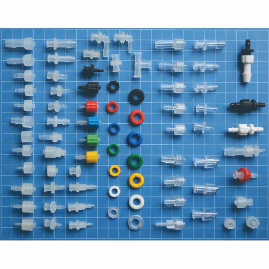 Plastic Luer Tight Female Luer Thread to 1/4" (6.4mm) ID Tubing Luer Lock Connector Hose Barb Fitting